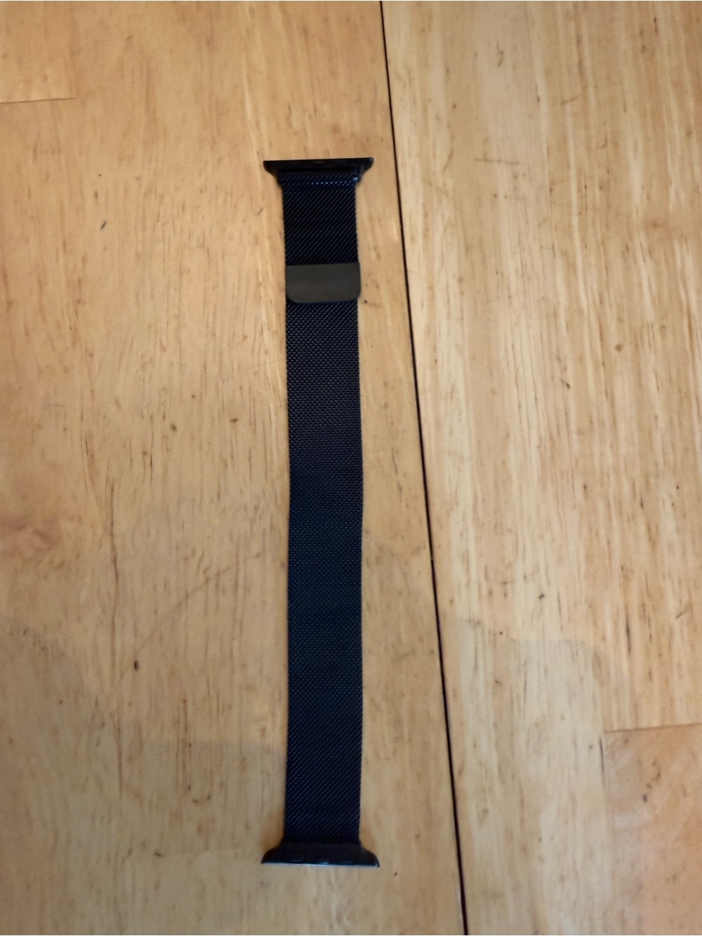 Black Milanese Loop AppleWatch Band